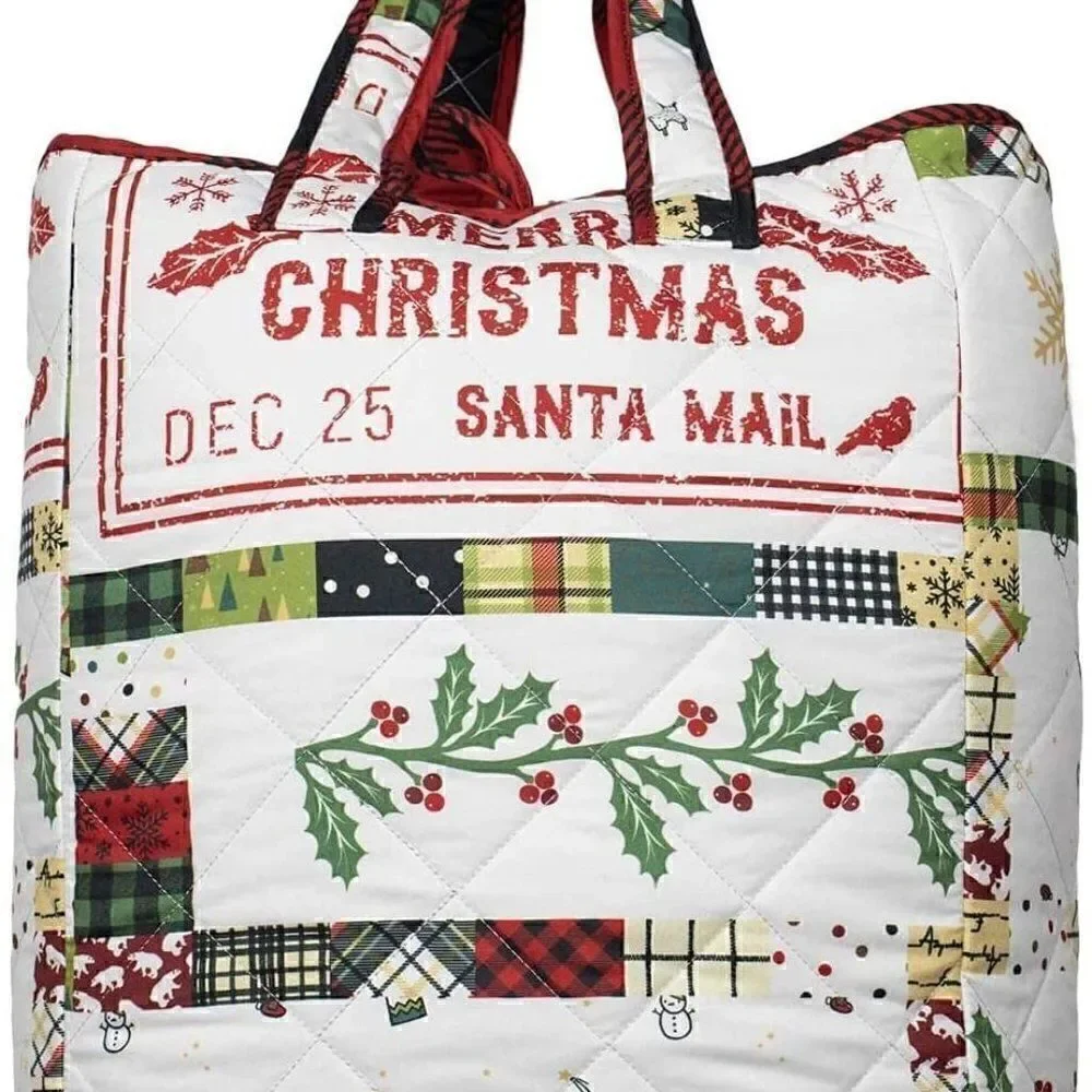 NEW!! Merry Christmas Farmhouse KING Quilt Set
